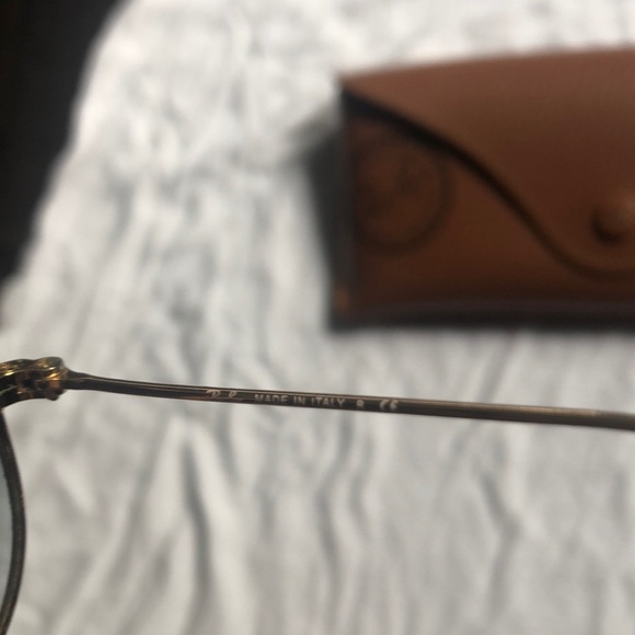 Aviator gradient frame gold lens babyblue gradient - Picture 2 of 2